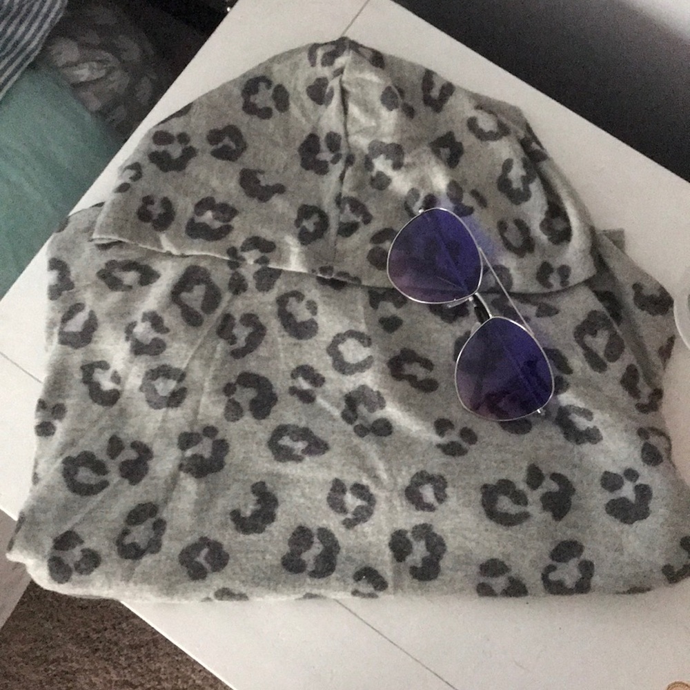 cheetah print hoodie